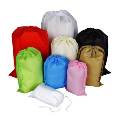 China Eco-Friendly And Economical Non-woven Package Bag Household Shoes Dust Bag Drawstring Storage Packing Bag for sale