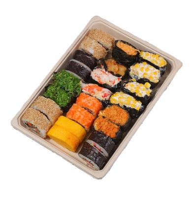 China Disposable Fresh Sushi Salad Lunch Box Dessert Factory Custom Freshness Preservation Lunch Box for sale