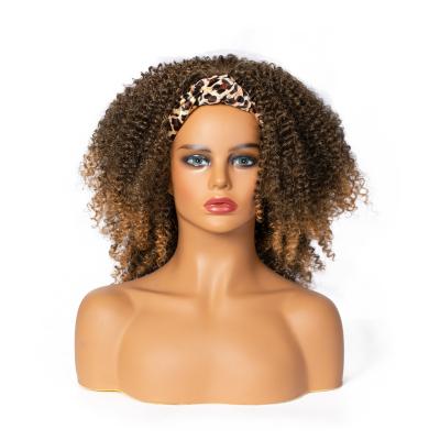 China Aishili Curly Headband Wigs For Color Woman Hairband Synthetic Wig Headband With Wig for sale