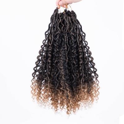 China Curly locs faux locs hair faux locs hair extension faux locs ombre color twist braids for sale