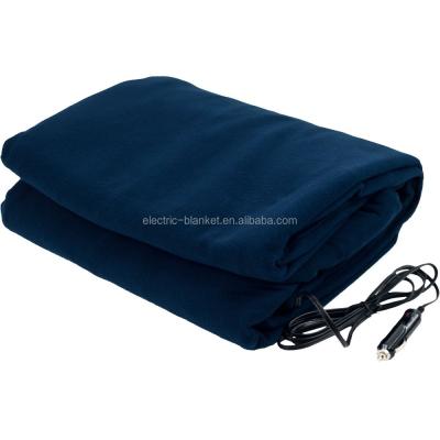 China 12 volt simple softtextile car electric blanket for travel for sale