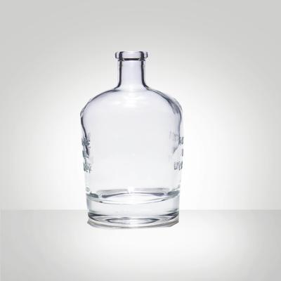 China De gedeeltelijke Blauwe van de het Glasfles van Deklaagtequila Fles van de het Glaskurk 750ml Tequila Stevige Te koop