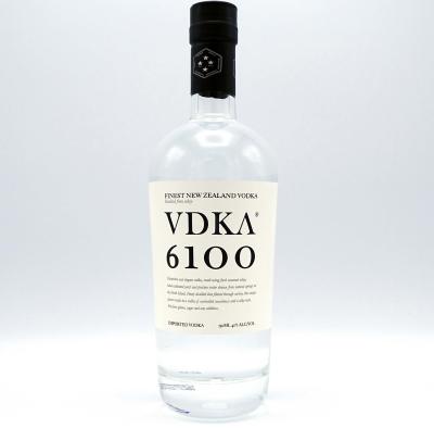 Cina Etichetta 1000ml 1750ml 3000ml della decalcomania della bottiglia di Flint Glass Oval Empty Vodka in vendita