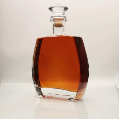 China Goldsplitter-einzigartiges Brandy Bottles With Crystal Glass-Stopper ODM zu verkaufen