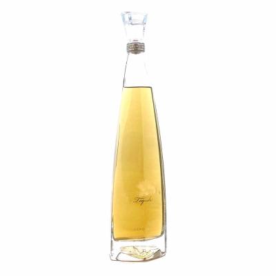 China Crystal Tequila Glass Bottle Gold vereiteltes 500ml 700ml 1750ml zu verkaufen