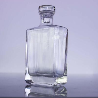 China Garrafas de uísque de vidro de Bourbon XO Mini Spirit Bottle Premium Clear à venda