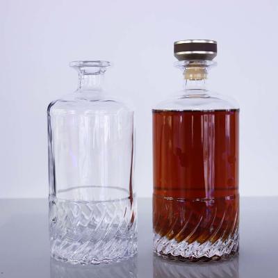 China Synthetische Glasflasche 1000ml einzigartiges erstklassiges ISO9001 des Korken-900g Bourbon zu verkaufen