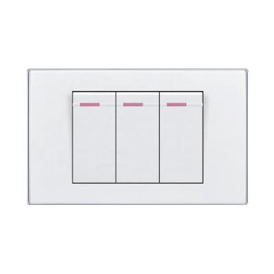 China ABS China Supplier Home Use Wall Strip 1 Way Electrical Switch Plates for sale