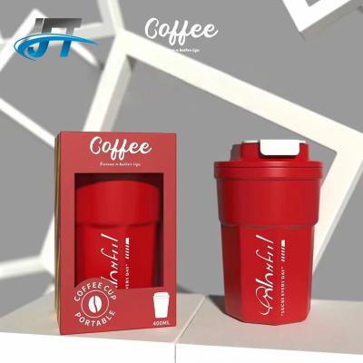 China Viable High Quality Reusable Reusable Stainless Steel Sublimation Coffee Mugs Ice Cream Coffee Cups Heat Reusable Coffee Mug With Lid for sale