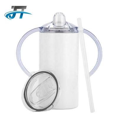 China HOT Sale Viable Sublimation Stainless Steel Vacuum Mug Sippy Cup Kids Sublimation Thermal Mug Double With Lid for sale