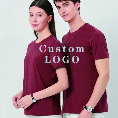 China Wholesale Designer Logo Dry Manufacturer Fit Blank Anti-Wrinkle Stitch Custom Printing Simple T Shirts Men's T-Shirts for sale