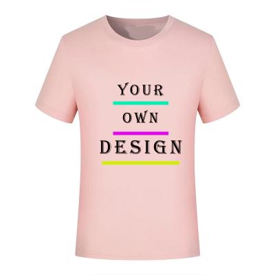 China Anti-wrinkle Sublimation Printing Blanks 100%Polyester T-shirts Men Women Kids Logo Welding Custom T-shirt for sale