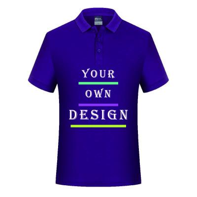 China Anti-Wrinkle Custom Design Your Own Brand Polo ShirtShort Sleeve Mens 100%Cotton Fitted Man Polo T-Shirt Shirts for sale