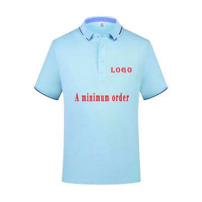 China High Quality White Embroidered Mens Polo Polyester Anti-wrinkle Camisas Golf Polo Shirt With Custom Logo for sale