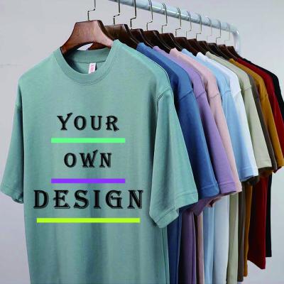 China 2021 New Design Anti-Wrinkle 2021 Custom Logo For Men Unisex T-Shirts T Shirts Oversized Cotton Tees for sale