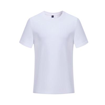 China Custom Made White And Black O-Neck Printed 100% Cotton Wholesale Plain Anti-wrinkle Mens T-shirt for sale