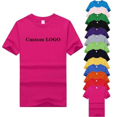 China Wholesale Custom Short Sleeve Cotton T-shirts Anti-Wrinkle Women Summer High Quality 100% T-shirt for sale