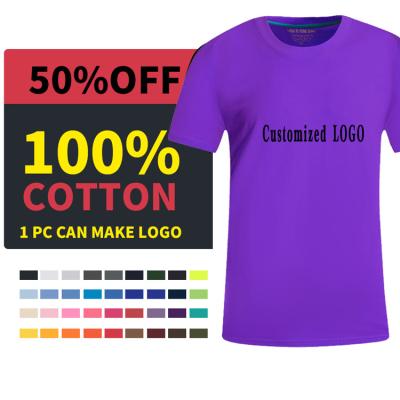 China High Quality Custom Made 100% Combed Cotton Men's Anti-pilling O-Neck T-Shirt Parride Combed Cotton Shirt for sale