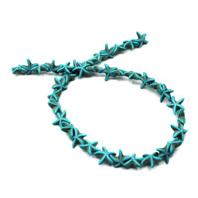 China Wholesale Decoration Stain Box DIY Turquoise Starfish Shapes Loose Turquoise Beads for sale