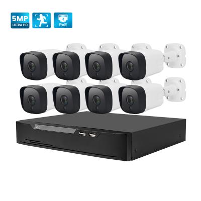 China NIGHT VISION HD 1080p 4MP 5MP 8MP Security Camera System 4ch 8ch 16ch POE NVR Kit Camera Set 4 8 16 Channel IP Surveillance Video CCTV System for sale