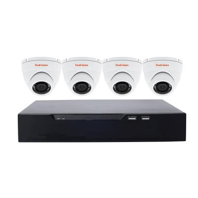 China Outdoor Waterproof Motion Detection Night Vision Security Set Video 4 Channel Camera Surveillance Security CCTV Camera Set System for sale