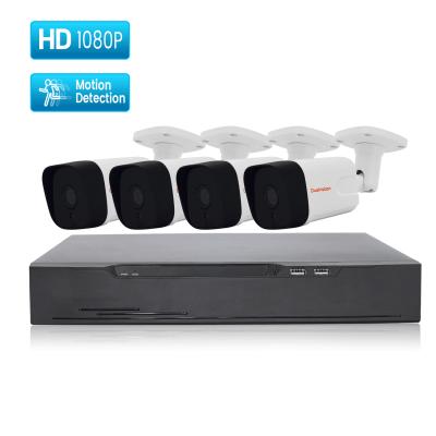 China Motion Detection 2MP HD Home Security Camera System 4CH 4K POE NVR Kit 1080P 4 Channel CCTV Camera System for sale