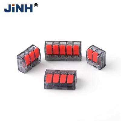 China PC Push In Universal Quick Wiring Terminal Block Mini Wire Comact Wire Connector Connectors Style for sale