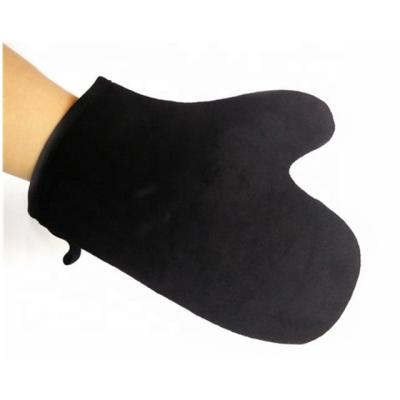 China Logo Thumb Tanning Mitt Black Tan Applicator OEM Washable Custom Gloves for sale