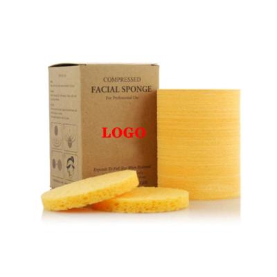 China Sustainable Customized /customized Facial Cleansing Cellulose Sponge Compressed Sponge for sale