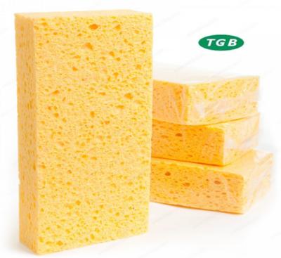 China Eco-Environmental Natural Cellulose Sponge Retangular Compressed Mop Floor Cleaning Customized Size for sale