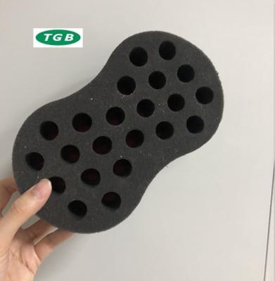 China Locks/Dread/Twists/Waves LOGO And Big Holes Customized Size Hair Twist Sponge Suitable For Cheap Price And Long Hair Shipping for sale