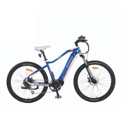 China Aluminum Alloy Electric Bicycle Mountain E-Bike 27.5 Inch Tire 350W Rear Motor Electric Mountain Bike for sale