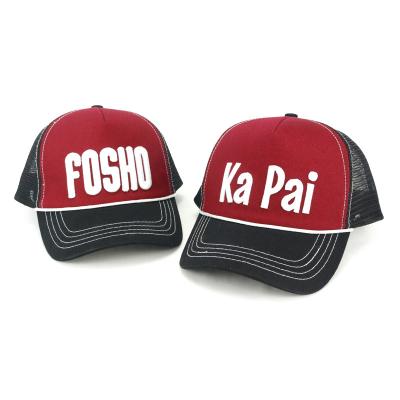 China JOINT Custom 5 Panel Trucker Hat Mens Breathable Baseball Sport Caps Printed Logo for sale