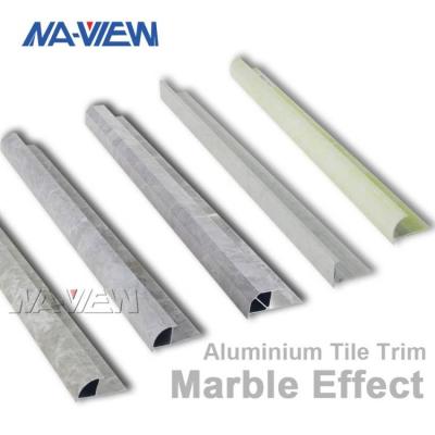 China Guangdong Modern Marble Effect Pencil Tile Border Edge Trim Bullnose Pieces for sale