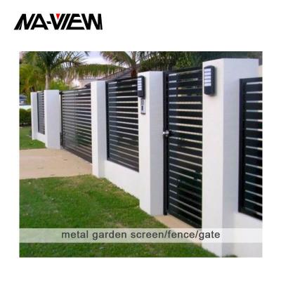 China Easily Assembled Styles Privacy Panels Metal Barrier Boards Home Hardware Options on the Brick Wall Around the Pool for sale