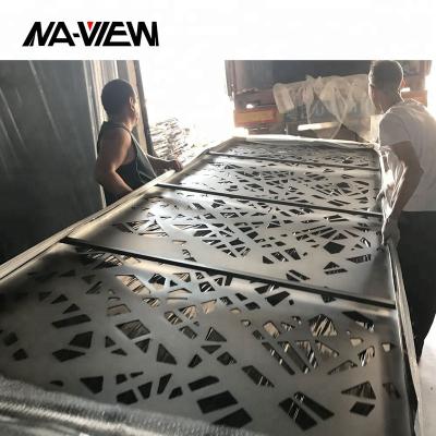 China Hotel CNC Cut Exterior Wall Cladding Aluminum Panels For Building Facade for sale