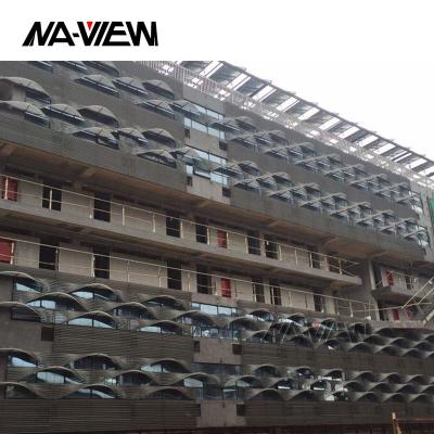 China Modern building perforated ventilated aluminum curtain system for sale