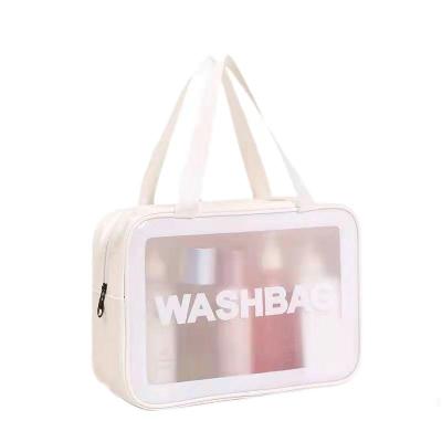 China Fashion outdoor travel chinese supplier make up bag tpu cosmetic packaging bag with women wash bag for sale