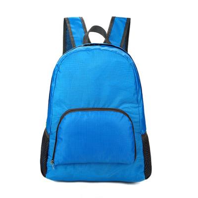 China Waterproof Customizable Logo Folding Lightweight Oxford Cloth Waterproof Travel Outdoor Hiking Backpack for sale