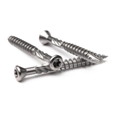 China Decking Pan Stainless Steel Timber Bugle Screws Hex Drive for sale