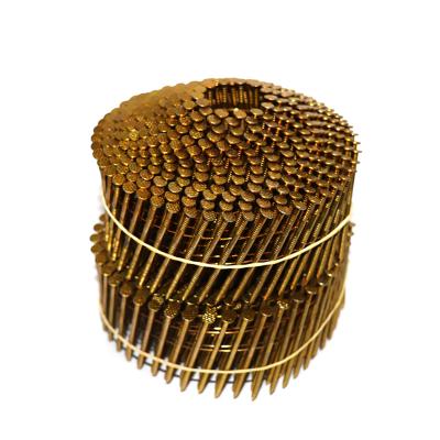 China Flatbed 15/16 Degree Sprial Sing Screw Nails For Nails Pitch for sale