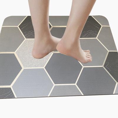 China PVC Customized Design Anti Skid Mat Standing Comfortable Kitchen Mat Washable Anti Slip 10mm for sale