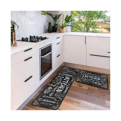 China Washable Non-slip Kitchen Rack Mat Set Kitchen Rubber Covers Relieve Standing Carpet PVC Anti Fatigue Floor Leather Mat 5.0mm-15mm for sale