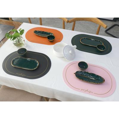 China Viable Wholesale Chinese New Table Products Custom Colored PVC Table Place Mats Place Mats for sale