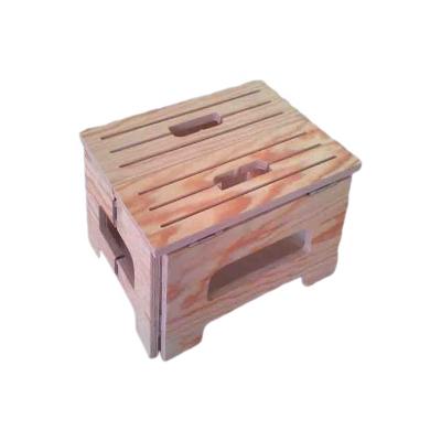 China (Other)Adjustable Wooden Folding Stool Picnic Camping Fishing Seat Wood Stool for sale