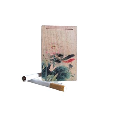 China Display /Storage Customized Beech UV Coating Wooden Smoking Box For Cigar Storage And Packaging for sale