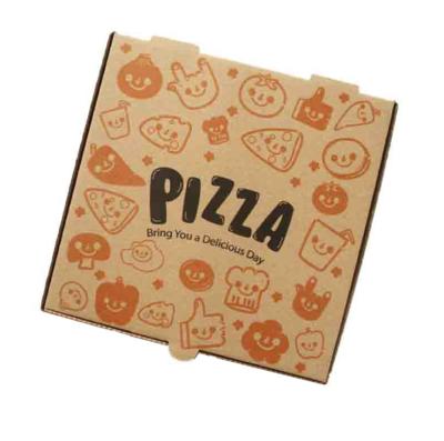 China Cheap Manufacturers Recyclable Custom Empty Pizza Boxes With Logo Wholesale for sale