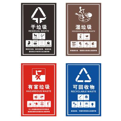 China paper & Garbage Cardboard A Set Four Matching Public Posters Posters Customized Printing for sale