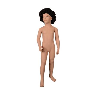 China With Wig Standing Realistic Style Kids Mannequin In Skin for sale