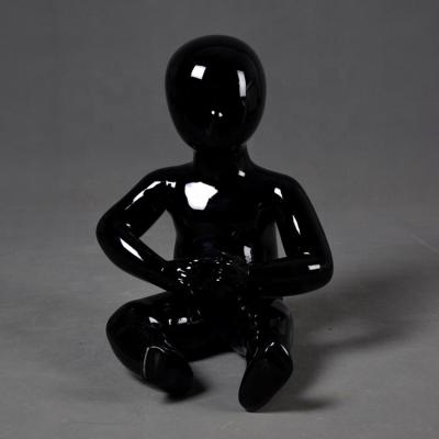 China Baby Abstract Maternity Mannequin in Gloss Black for sale